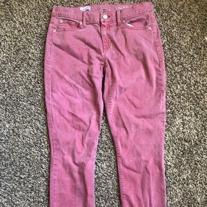 Gap size 6 red skinny jeans
